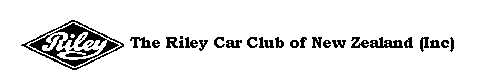 Riley Car Club of NZ ( Inc.) Library